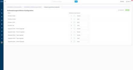 david IoT - Jobs der Aufbewahrungsrichtlinie